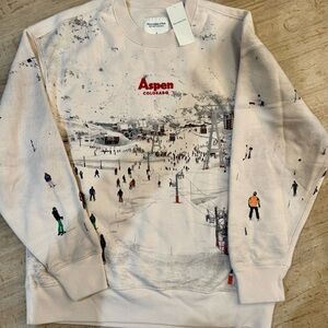Abercrombie & Fitch Soft A&F Collection Aspen Scene Sweatshirt